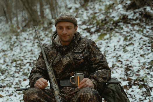 person enjoying a hobby during a break
