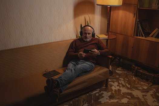 relaxing space for downtime