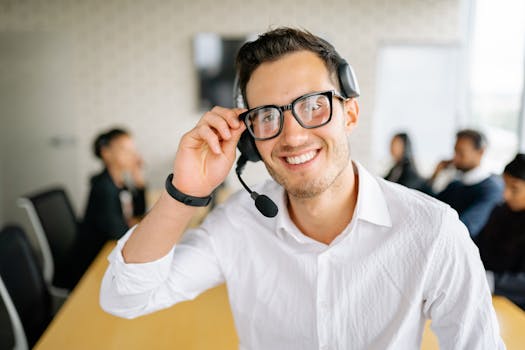 happy tech worker