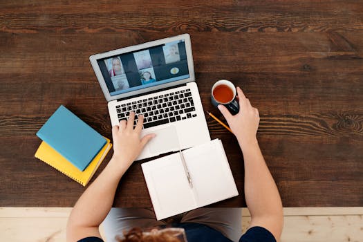 Virtual meeting of tech freelancers